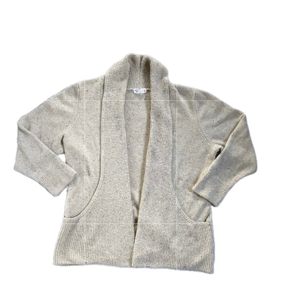 89th & Madison Cream Knit Cardigan – Women’s XL, Neutral Cozy Sweater w/ Pockets - Picture 1 of 4